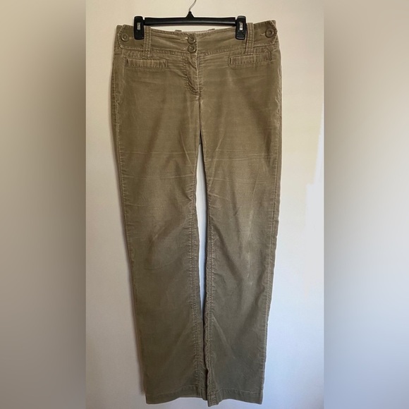 Anthropologie Cidra Velvety Pants, light tan / champagne color, soft, 10 - Picture 1 of 10